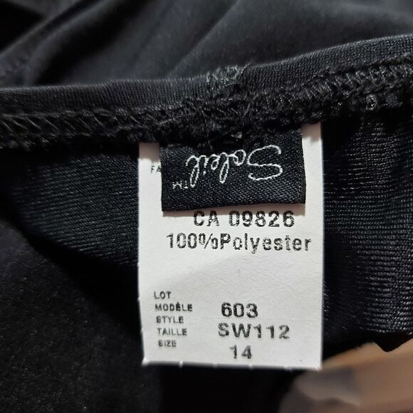 Soleil Bathing Suit Size 14 - Picture 6 of 9